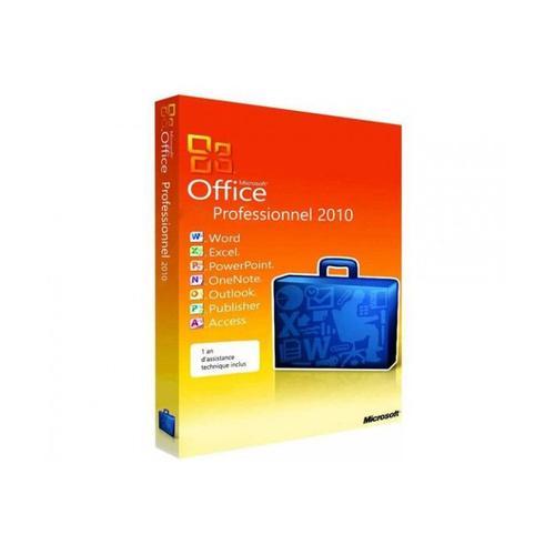 Microsoft Office 2010 Professionnel - Clé Licence À Télécharger - Livraison Rapide 7/7j