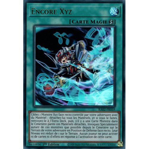 Yu Gi Oh Ra02 Fr059 Encore Xyz Ultra Rare