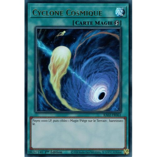 Yu Gi Oh Ra02 Fr061 Cyclone Cosmique Ultra Rare