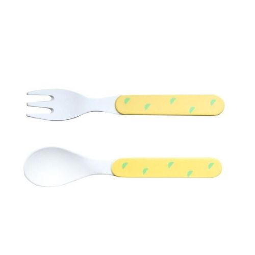 Mill'o Bébé Set 2 Couverts Bambou - Poire