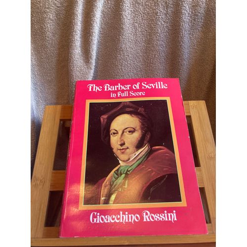 Rossini Le Barbier De Séville Partition D'orchestre Éditions Dover