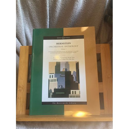 Léonard Bernstein Orchestral Anthology Vol 1 Partition Orchestre Boosey & Hawkes