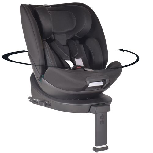 Siège Auto Pivotant Ivolution Isize Noir 360° De 0 À 12 Ans
