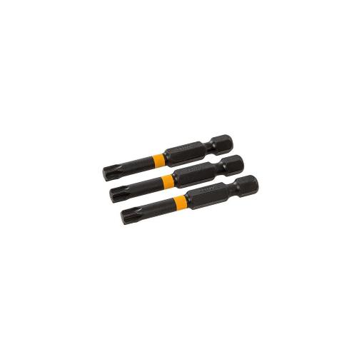 Lot de 3 embouts de vissage impact T30 - T30 - 50 mm