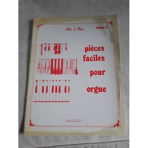 Pièces Faciles Pour L'orgue Vol 3