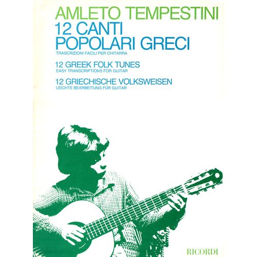 12 Chants Populaires Grecs Pour Guitare