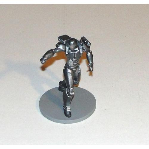 Figurine Iron Man Gris War Machine Avengers Socle Marvel Disney