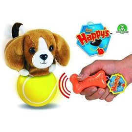 Les Happy's - Coffret 1 Animal + 1 Happy Friandise + 1 Balle - Chance - Chien Marron Et Blanc