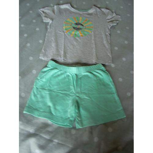 Ensemble Short + T-Shirt Tex 2/3 Ans.