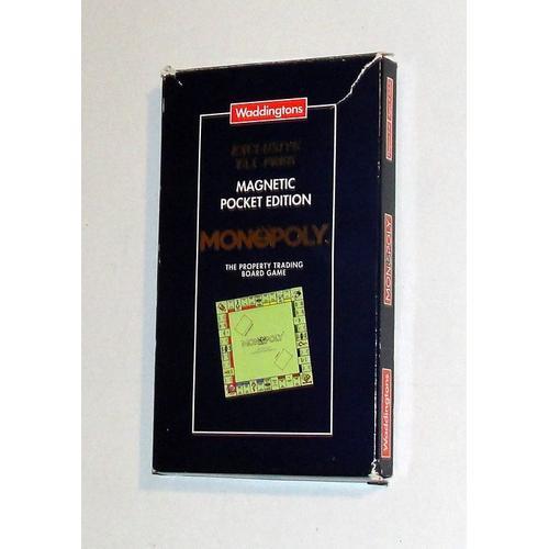 Monopoly Magnetic Pocket Édition Jeu De Voyage Waddingtons Tonka Anglais