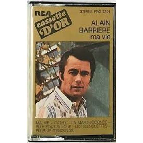 Alain Barriere Ma Vie Cassette D Or