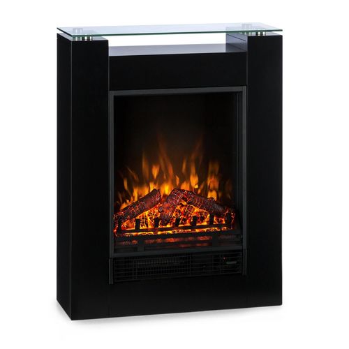 Klarstein Studio 5 Cheminée Électrique Radiateur Soufflant 900w /1800w - Noir