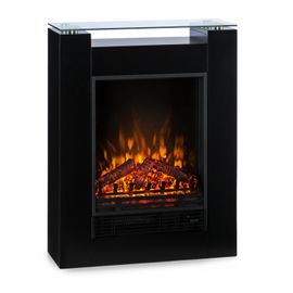 Klarstein Studio 5 Cheminée Électrique Radiateur Soufflant 900w /1800w - Noir