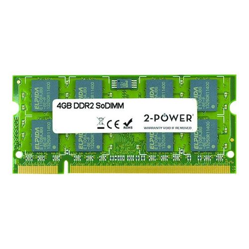 2-Power - DDR2 - module - 4 Go - SO DIMM 200 broches - 800 MHz / PC2-6400 - CL6 - mémoire sans tampon - non ECC