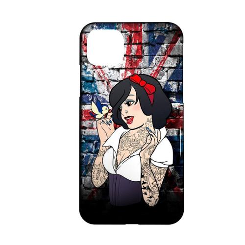 Coque Rigide Compatible Iphone 12 Pro Princesse Punk Rock Blanche Neige Concept Art 10
