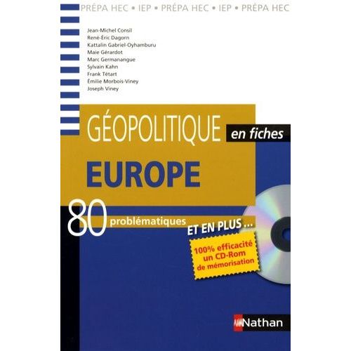 Europe - 80 Problématiques (1 Cd-Rom)