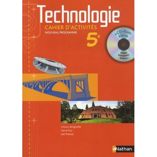 Technologie 5e - Cahier D'activités (1 Cd-Rom)