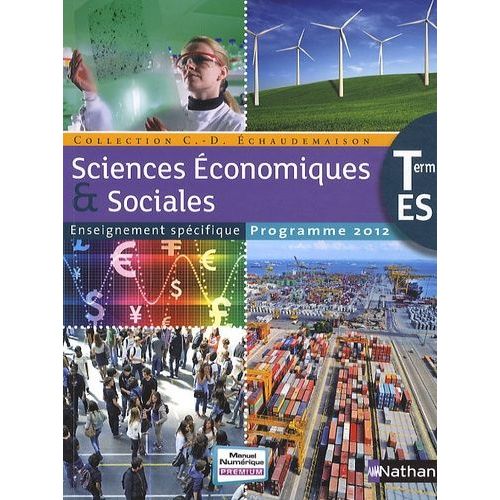 Sciences Economiques Et Sociales Tle Es - Programme 2012, Petit Format