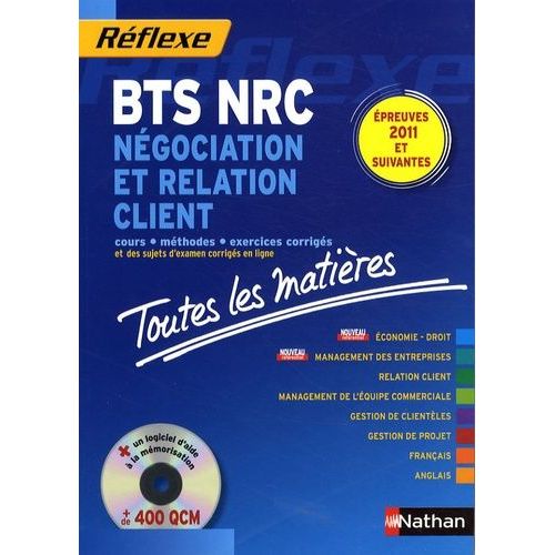 Négociation Et Relation Client - Bts Nrc (1 Cd-Rom)