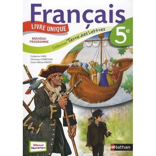 Français 5e Terre Des Lettres - Livre Unique