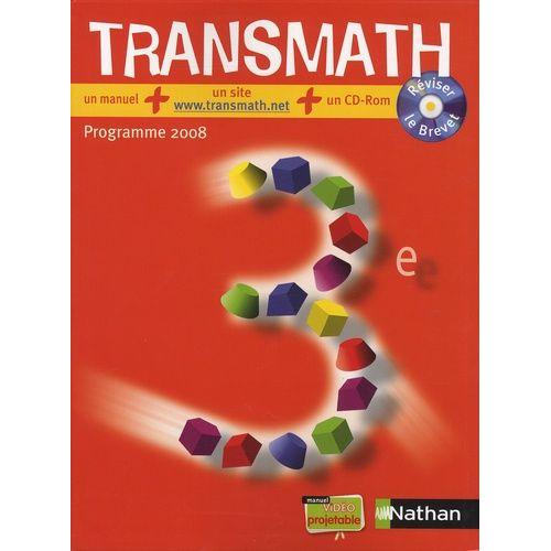 Transmath 3e - Programme 2008 (1 Cd-Rom)