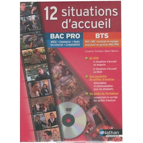 12 Situations D'accueil Bac Pro/Bts - (1 Dvd)