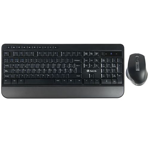 NGS Spell Kit - Ensemble clavier et souris - multi-mode - sans fil - 2.4 GHz, Bluetooth 4.0 - AZERTY - Français - boîte