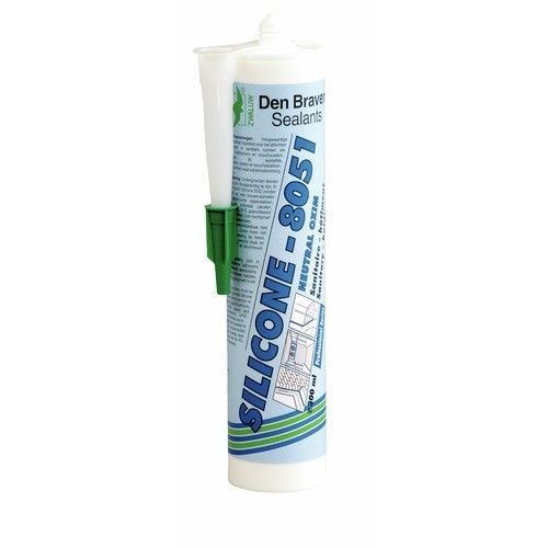 Mastic silicone - alimentaire - 300 ml - blanc - 8051 DEN BRAVEN