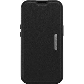 Otterbox Strada Series - Étui À Rabat Pour Téléphone Portable - Cuir Véritable, Polycarbonate - Noir Ombré - Pour Apple Iphone 13