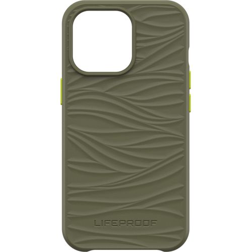 Lifeproof Wake - Coque De Protection Pour Téléphone Portable - 85 % De Plastique Recyclé Provenant De L'océan - Vert Gambit - Modèle D'onde Douce - Pour Apple Iphone 13 Pro