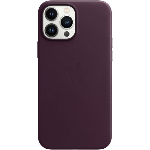 Apple - Coque De Protection Pour Téléphone Portable - Avec Magsafe - Cuir - Rouge Cerise Foncé - Pour Iphone 13 Pro Max