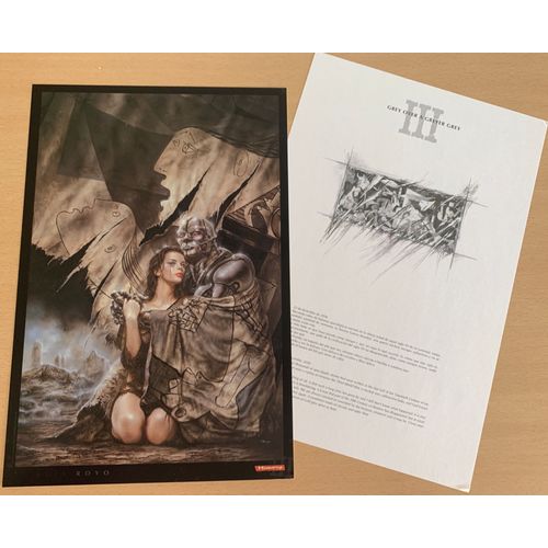 Luis Royo - Grey Over Greyer Grey - 26x39cm - Affiche / Poster Envoi Roulé