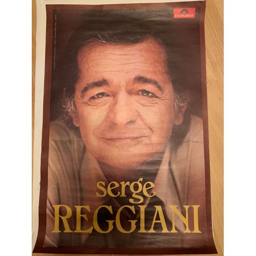 Serge Regiani - Polydor Promotion - 40x60cm - Affiche / Poster Envoi Roulé