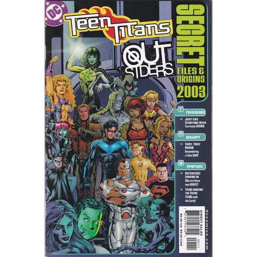 Teen Titans & Outsiders Secret Files ( 48 Pages V.O. 2003 ) ** Ivan Reis & Phil Jimenez Art **