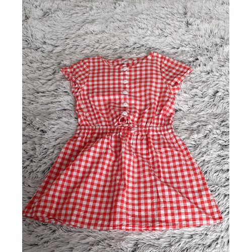 Robe Vichy Rouge 12 Ans Gémo