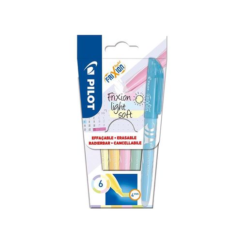 Pilot Surligneur Frixion Light Soft, Étui De 6
