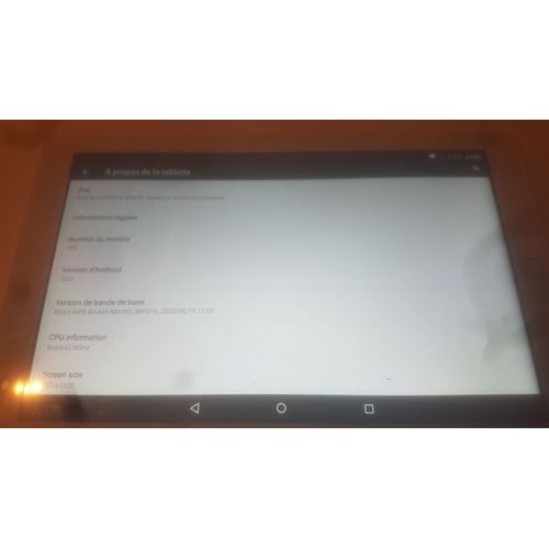 Tablette YHX Y85 640 Go 8.1 pouces Or