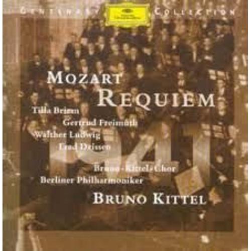 Wolfgang Amadeus Mozart Requiem K 626 J.S Bach Passion Selon Saint-Matthieu Bwv 244 Brahms Choeur Par Walther Ludwig Tilla Briem Drissen Freimuth Bruno Kittel Chor Berliner Philharmoniker Bruno Kittel