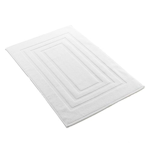Tapis De Bain 50x85 Cm - 500g/Cm² - Blanc Blanc