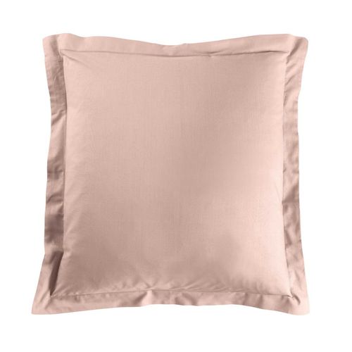 Taie D'oreiller Carrée 63x63 Cm - 100% Coton - Rose Rose