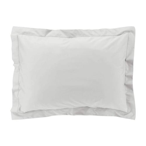 Taie D'oreiller Rectangle 50x70 Cm - Percale 100% Coton - Blanc Blanc