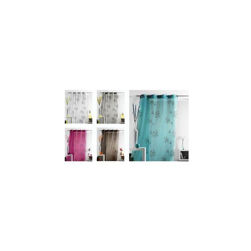 Panneau Voile - Oeillets - 140 X 240 Cm - Iris - Différents Coloris - Framboise Framboise