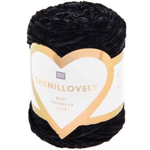 Découvrez Le Confort Et La Douceur De La Pelote Velours Creative Chenillovely 50gr De Rico Design 09 Noir