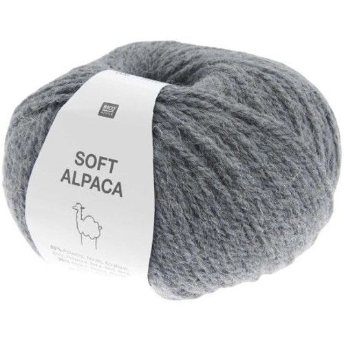 Pelote De Laine Et Alpaga Soft Alpaca - Rico Design 08 Bleu