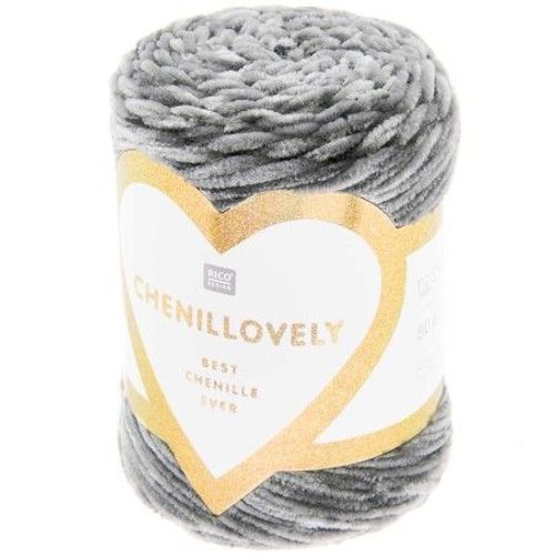Découvrez Le Confort Et La Douceur De La Pelote Velours Creative Chenillovely 50gr De Rico Design 08 Gris
