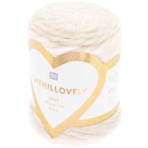Découvrez Le Confort Et La Douceur De La Pelote Velours Creative Chenillovely 50gr De Rico Design 01 Creme