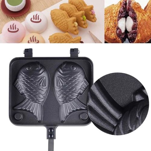 Gaufrier créatif pour la maison, revêtement antiadhésif, moule à gâteau, plaques de cuisine, plateau de cuisson en forme de vivaneau Yaki