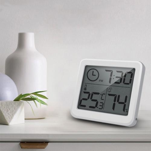 Thermomètre et hygromètre électronique automatique LCD, pour la maison, température et humidité de la pièce