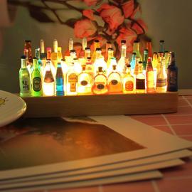 Lampe de nuit bouteilles de vin DIY, lampe de Table créative pour  décoration de maison, voiture, Restaurant et Bar, lumière d'ambiance,  cadeau pour enfants