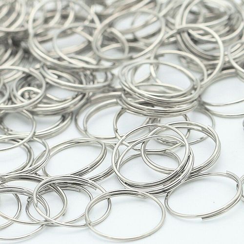 Petits Connecteurs À Boucle Ronde En Argent, 100 Pièces, Prismes En Cristal, 10 Mm, Pour Pièces De Lampe De Lustre